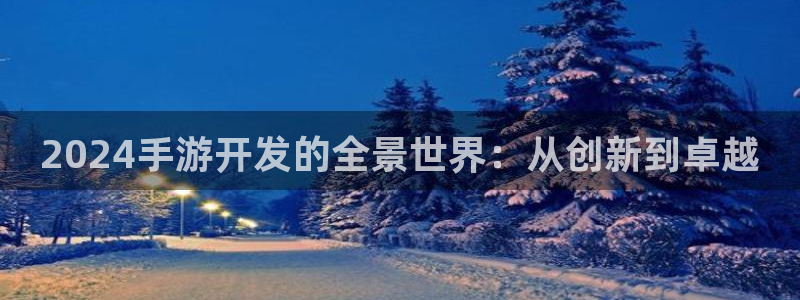 巅峰国际登录：2024手游开发的全景世界：从创新到卓越