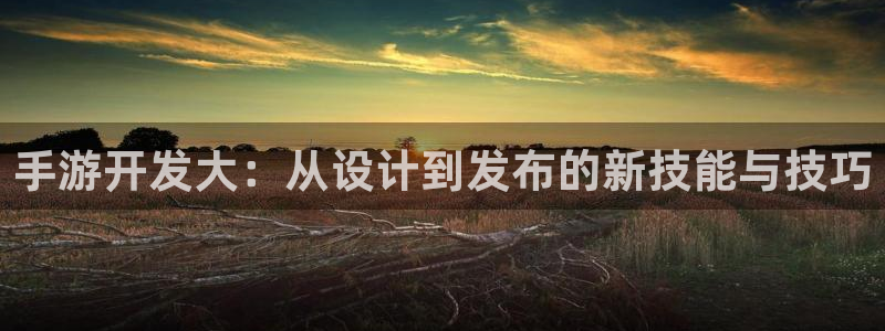 巅峰国际登录：手游开发大：从设计到发布的新技能与技巧